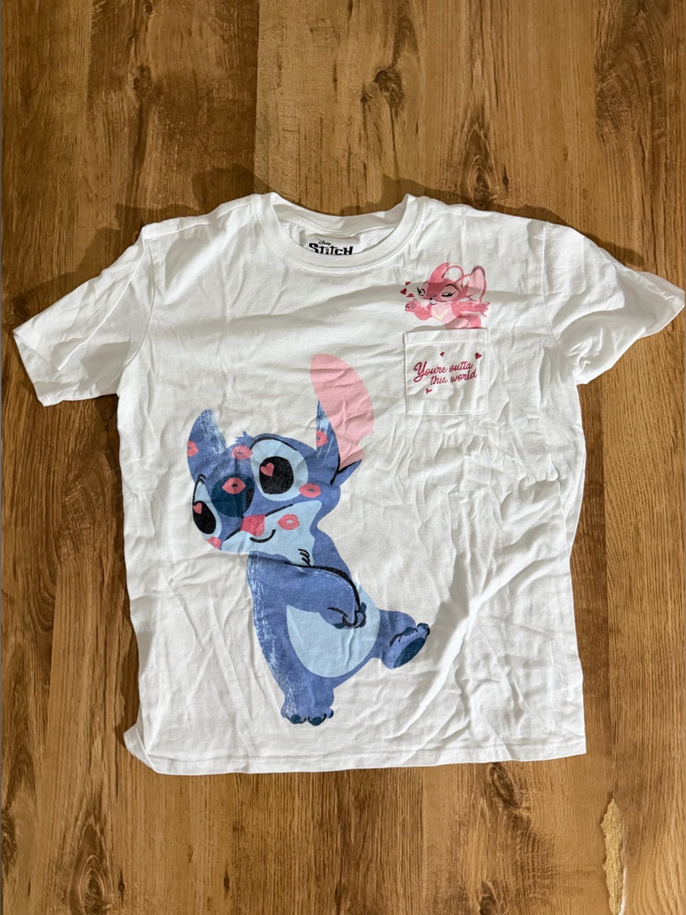 Disney Stitch White Tee